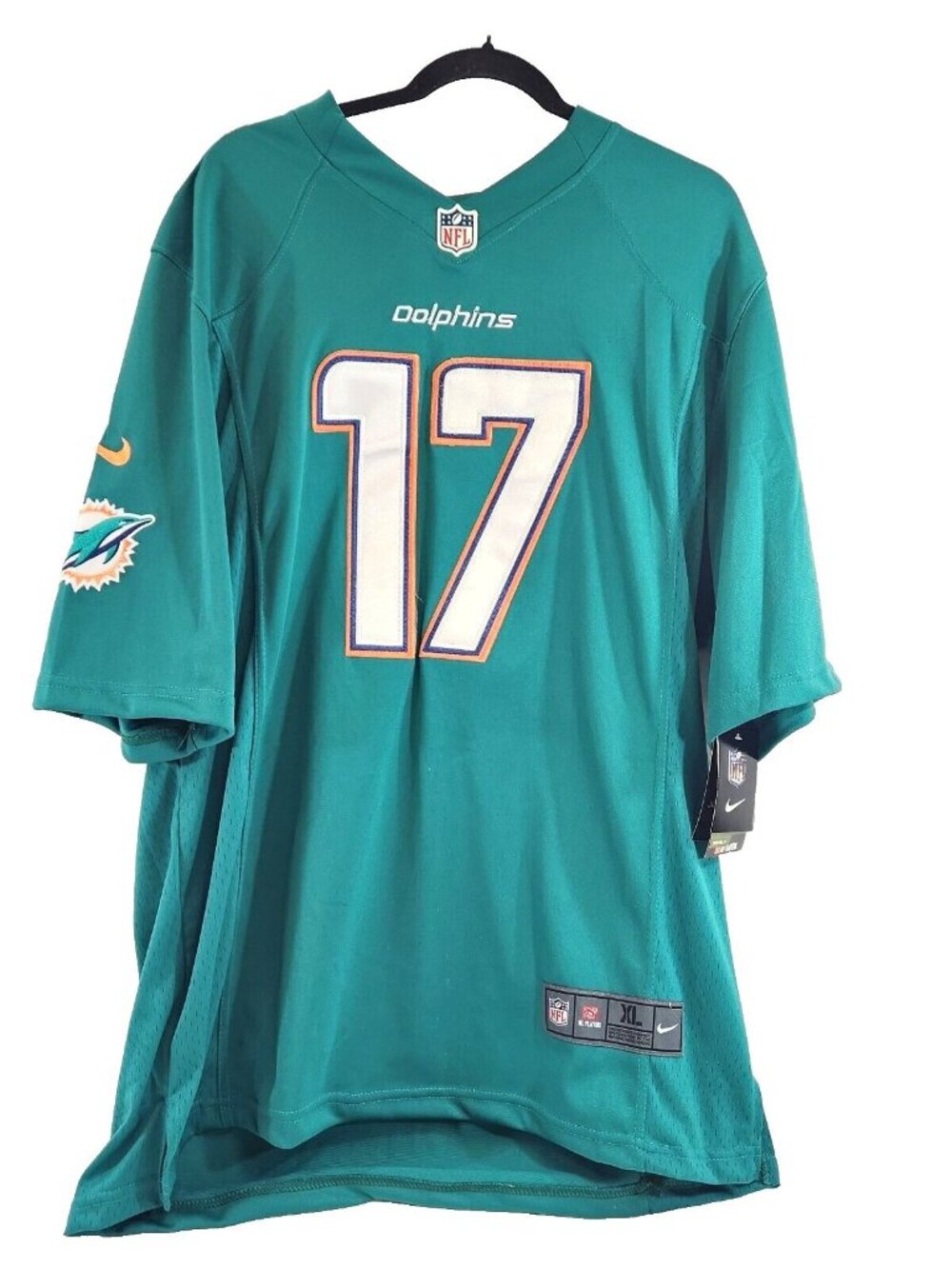 Miami Dolphins Ryan Tannehill #17 Jersey NFL Nike Players On Field Mens XL NWT